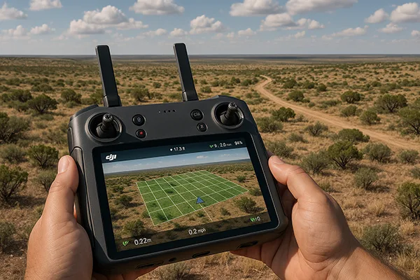 Aerial mapping West Texas