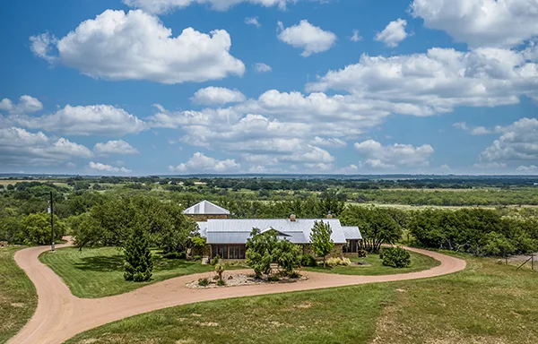 Aerial real estate photography