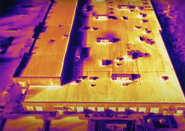 Commercial drone roof inspection in San Angelo and West Texas